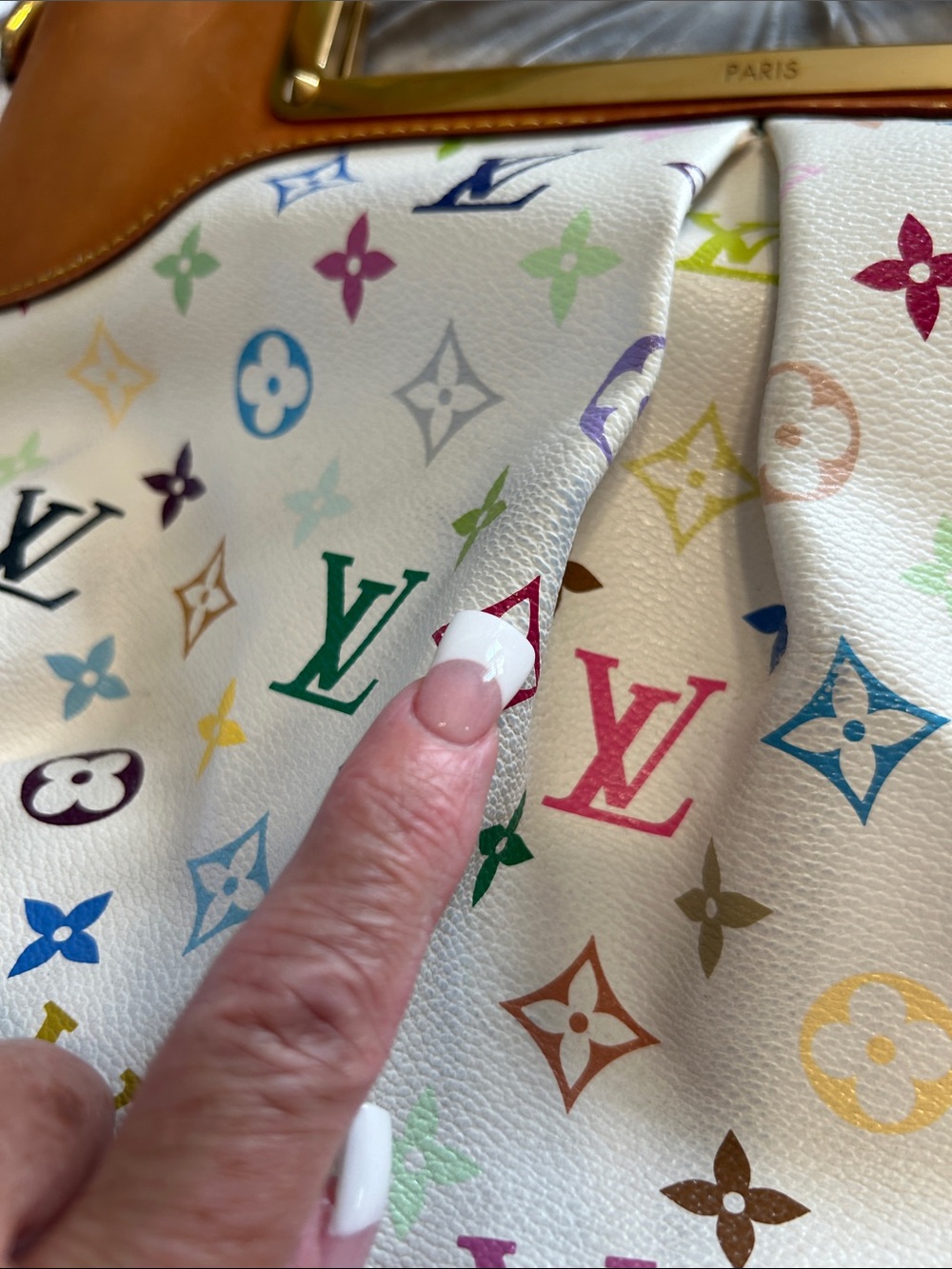 Louis Vuitton Murakami Judy GM with matching wallet. - Picture 3 of 17